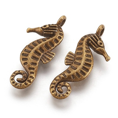 Tibetan Style Alloy Charms TIBEP-A19239-AB-NR-1