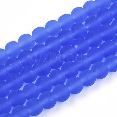 Transparent Glass Beads Strands GLAA-T032-T4mm-MD04-1