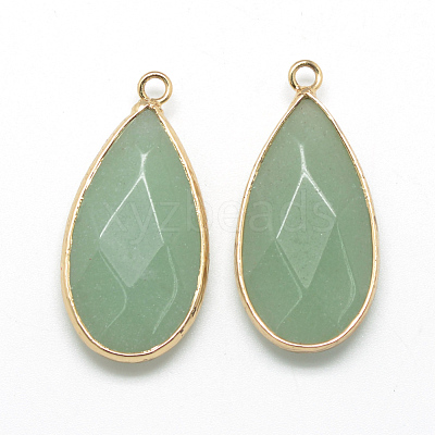 Natural White Jade Pendants G-S221-10G-1