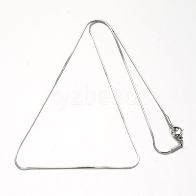 304 Stainless Steel Snake Chains Necklaces STAS-F094-24-1