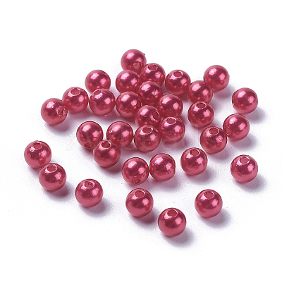 Imitation Pearl Acrylic Beads PL611-13-1
