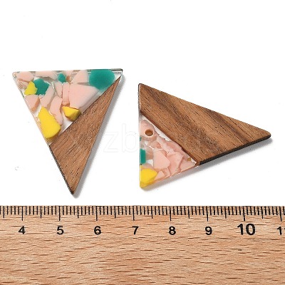 Resin and Walnut Pendants FIND-R051-01F-1