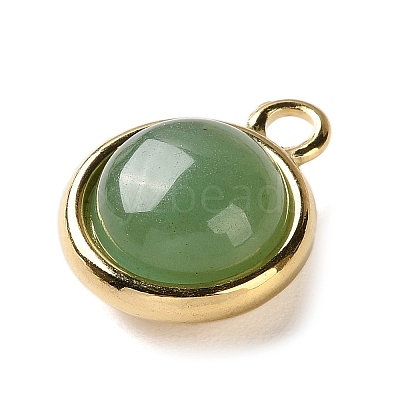 Natural Green Aventurine Pendants STAS-L022-398H-G-1