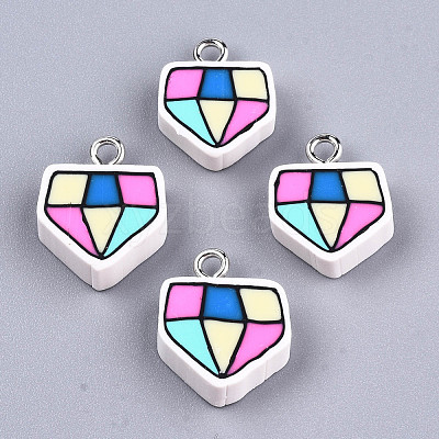 Handmade Polymer Clay Pendants CLAY-T016-77-1