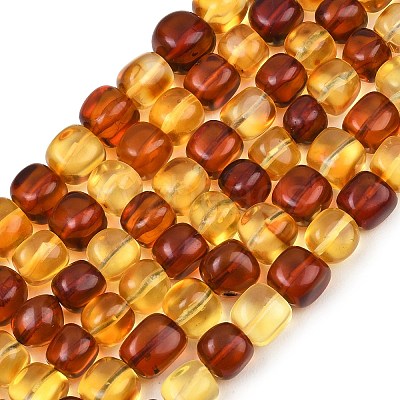 Two Tone Natural Amber Beads Strands G-K426-A03-06-1