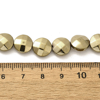 Electroplated Synthetic Non-magnetic Hematite Beads Strands G-L368-15B-01-1