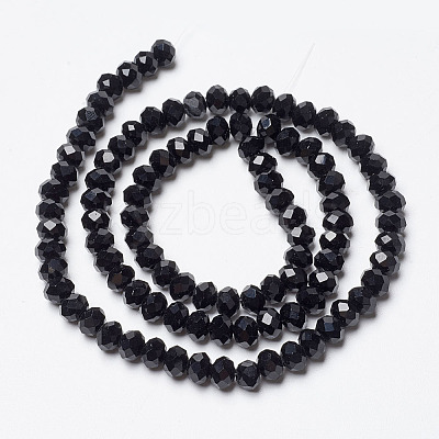 Opaque Solid Color Glass Beads Strands X-EGLA-A034-P10mm-D18-1