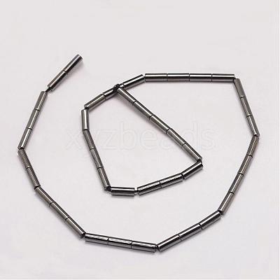 Grade AA Magnetic Synthetic Hematite Bead Strands G-P258-13-B-1