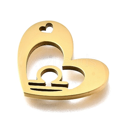 201 Stainless Steel Pendants STAS-A116-01G-07-1
