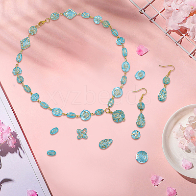 2 Bags Transparent Acrylic Beads MACR-PA0001-17A-1