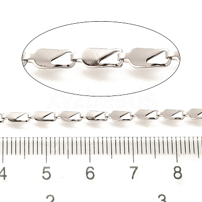 304 Stainless Steel Oval Link Chains CHS-H035-02B-P-1