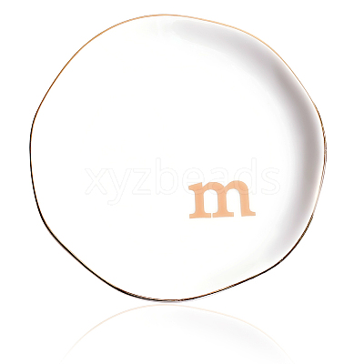 Round Ceramic Jewelry Dish AJEW-WH20067-023B-1