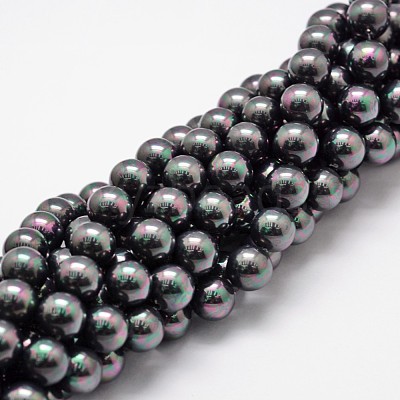 Shell Pearl Bead Strands X-BSHE-L025-05-10mm-1
