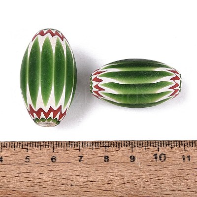 Handmade Millefiori Glass Barrel Beads LA-N002-28A-1