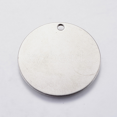 Non-Tarnish 304 Stainless Steel Stamping Blank Tag Pendants X-STAS-F139-032P-1