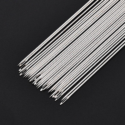 Iron Self Threading Hand Sewing Needles OFFICE-N002-20-1