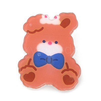 Cartoon Style Acrylic Brooches JEWB-P018-02E-1