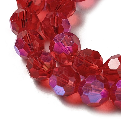 Electroplate Transparent Glass Beads Strands X-EGLA-A035-T10mm-L01-1