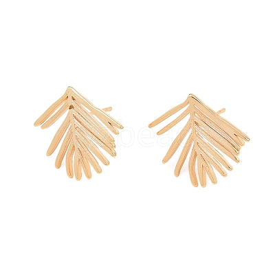 Brass Stud Earring Findings KK-CBA866A-10G-1