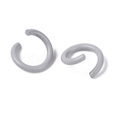 Spray Painted Iron Open Jump Rings IFIN-T017-04B-29-1