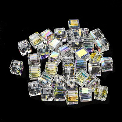 Electroplate Glass Beads EGLA-Z004-04A-10-1