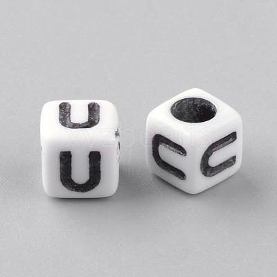 Opaque Acrylic Beads SACR-Q188-02U-1