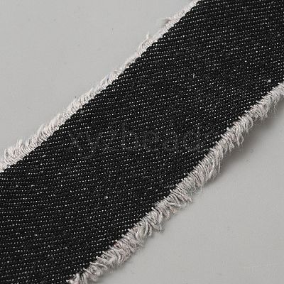 Polyester Lace Trim Ribbon OCOR-WH0108-19D-1
