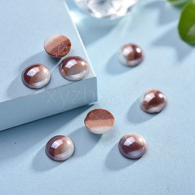 Opaque Glass Cabochons LS-GGLA-S038-12I-8mm-1