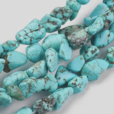 Natural Howlite Beads Strands X-TURQ-G101-03-1