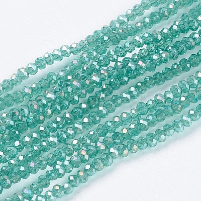 Glass Beads Strands X-GLAA-F076-1