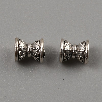 Tibetan Style Alloy Bead Caps FIND-WH0291-09A-AS-1