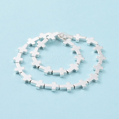 Electroplated Non-magnetic Synthetic Hematite Beads Strands G-C006-08S-1