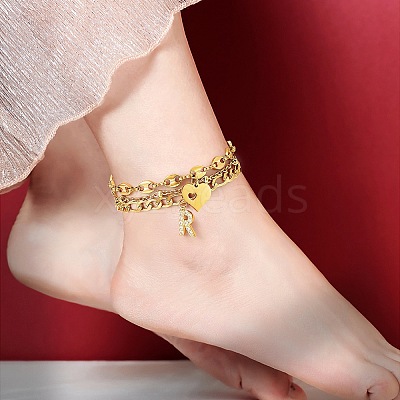 Anklets Sets AJEW-AN00383-20-1