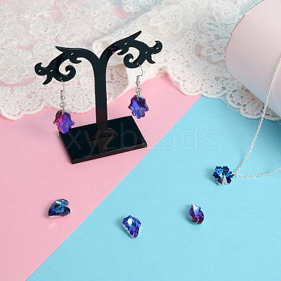 Glass Rhinestone Pendants YS-TAC0007-01A-1