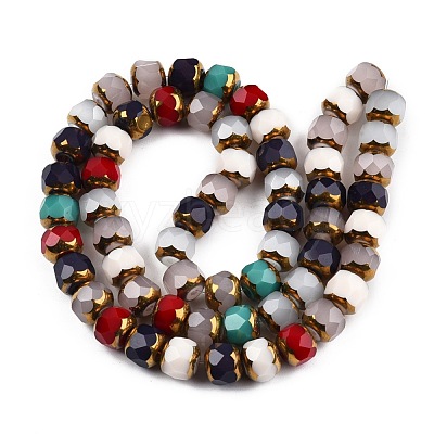 Glass Beads Strands GLAA-E033-03A-1