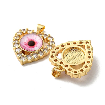 Real 18K Gold Plated Brass Pendants KK-L209-005G-06-1