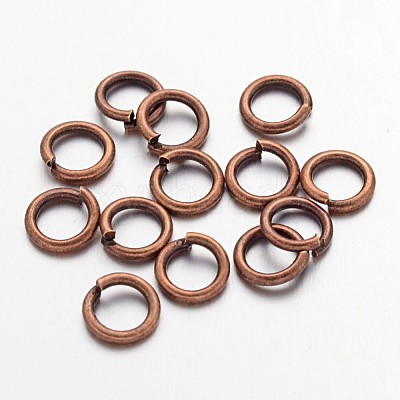 Brass Open Jump Rings JRC6MM-R-1