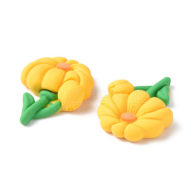 Opaque Resin Cabochons CRES-P023-04D-1