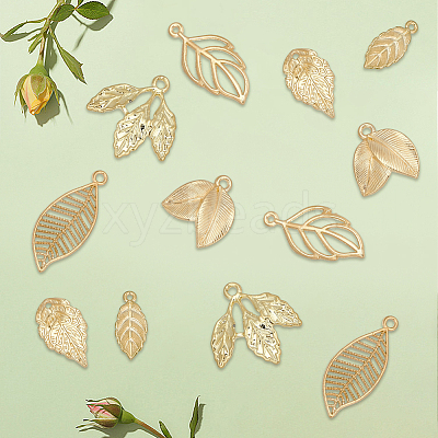 60Pcs 6 Styles Alloy Pendants FIND-SC0022-59-1