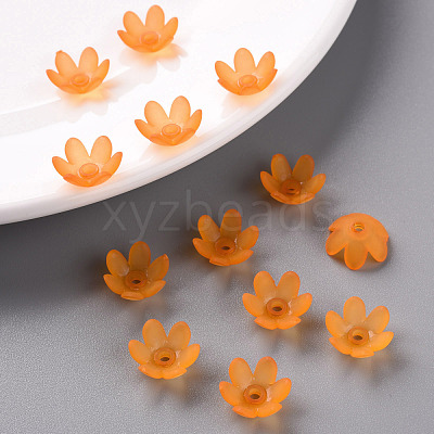 Frosted Acrylic Bead Caps MACR-S371-07A-724-1