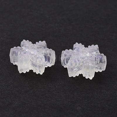 Transparent Acrylic Beads X-OACR-P007-30-1