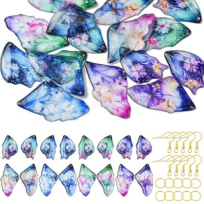 DIY Dangle Earring Making Kits DIY-YW0016-22C-1