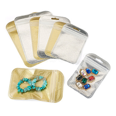 60Pcs 6 Styles Translucent Plastic Resealable Packaging Bags OPP-TADJ0001-02-1