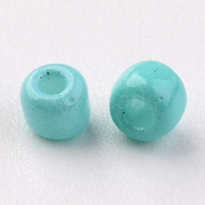 12/0 1.5~2mm Baking Paint Glass Seed Beads Loose Spacer Beads X-SEED-S001-K10-1