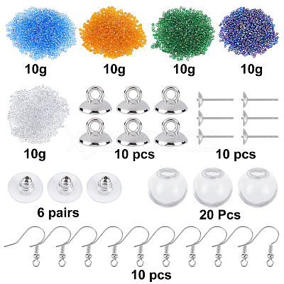 DIY Dangle Earring Making Kits DIY-SC0001-65-1