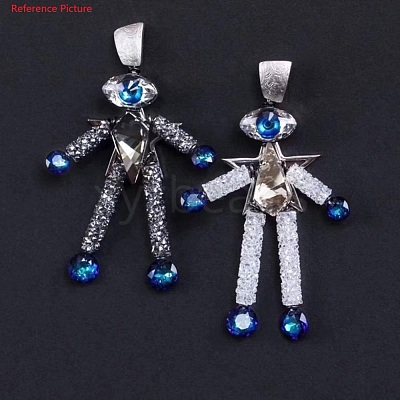 Glass Rhinestone Beads X-GLAA-P046-B02-1