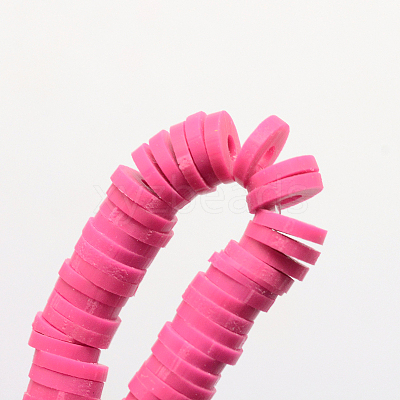 Handmade Polymer Clay Beads X-CLAY-R067-3.0mm-31-1