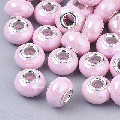 Opaque Resin European Beads RPDL-T038-007N-1