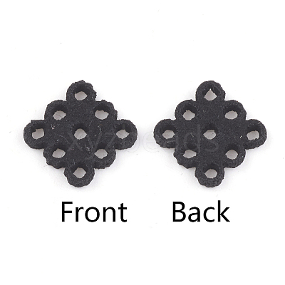 PU Leather Fabric Beads LS-FIND-T020-070-1