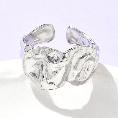 304 Stainless Steel Rings RJEW-D310-01D-P-1